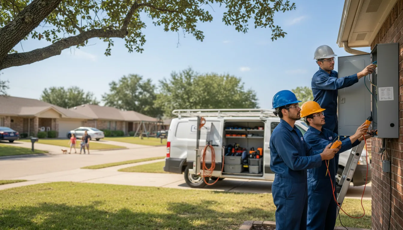 Certified electrician providing emergency electrical services in Arona, PA